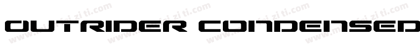Outrider Condensed字体转换